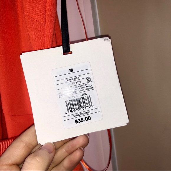 Victoria Beckham Orange Romper - Picture 6 of 6